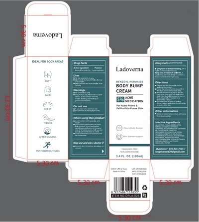 Benzoyl Peroxide Body Bump Cream Labeling Artwork (Benzoyl Peroxide Body Bump Cream)